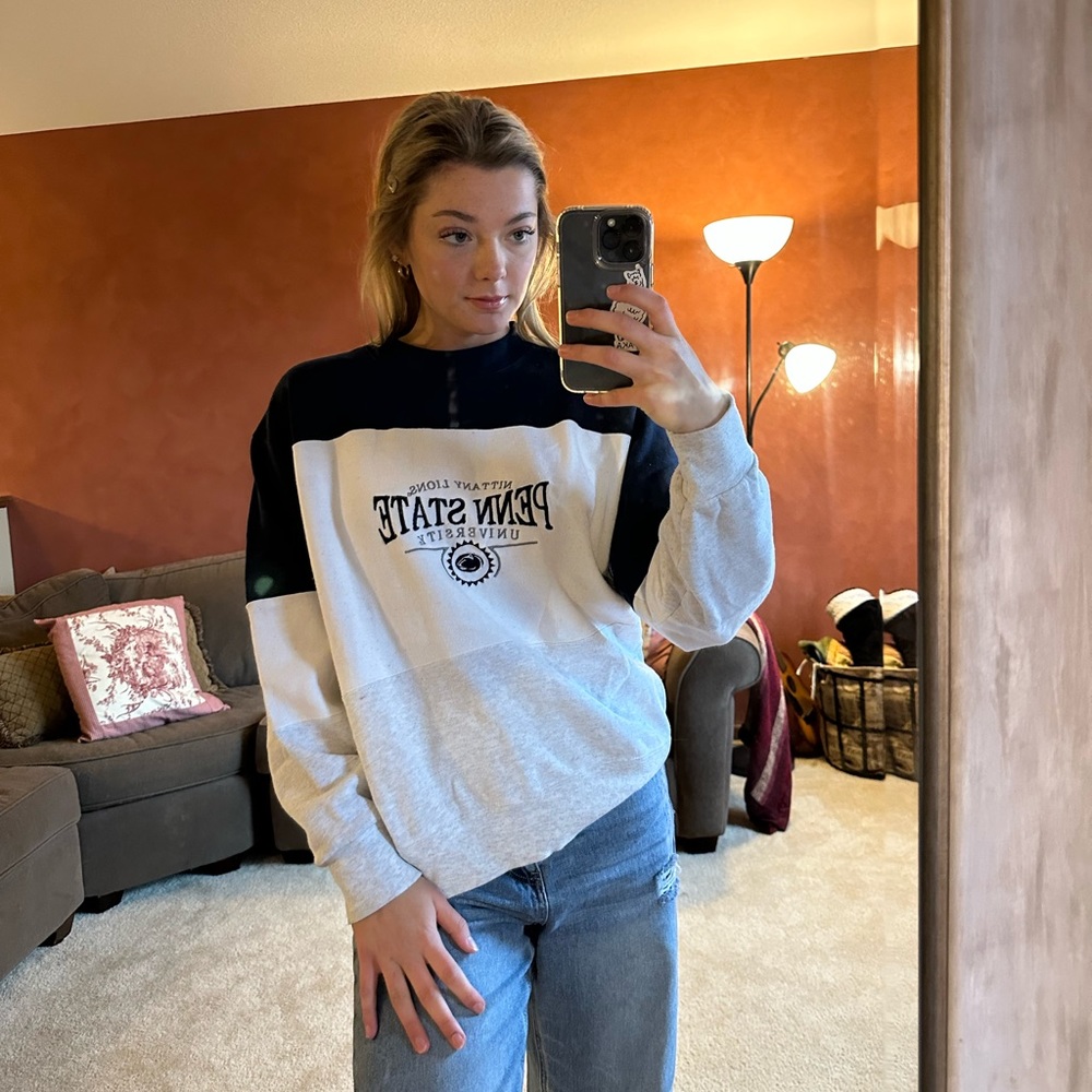 Penn State tricolor crewneck